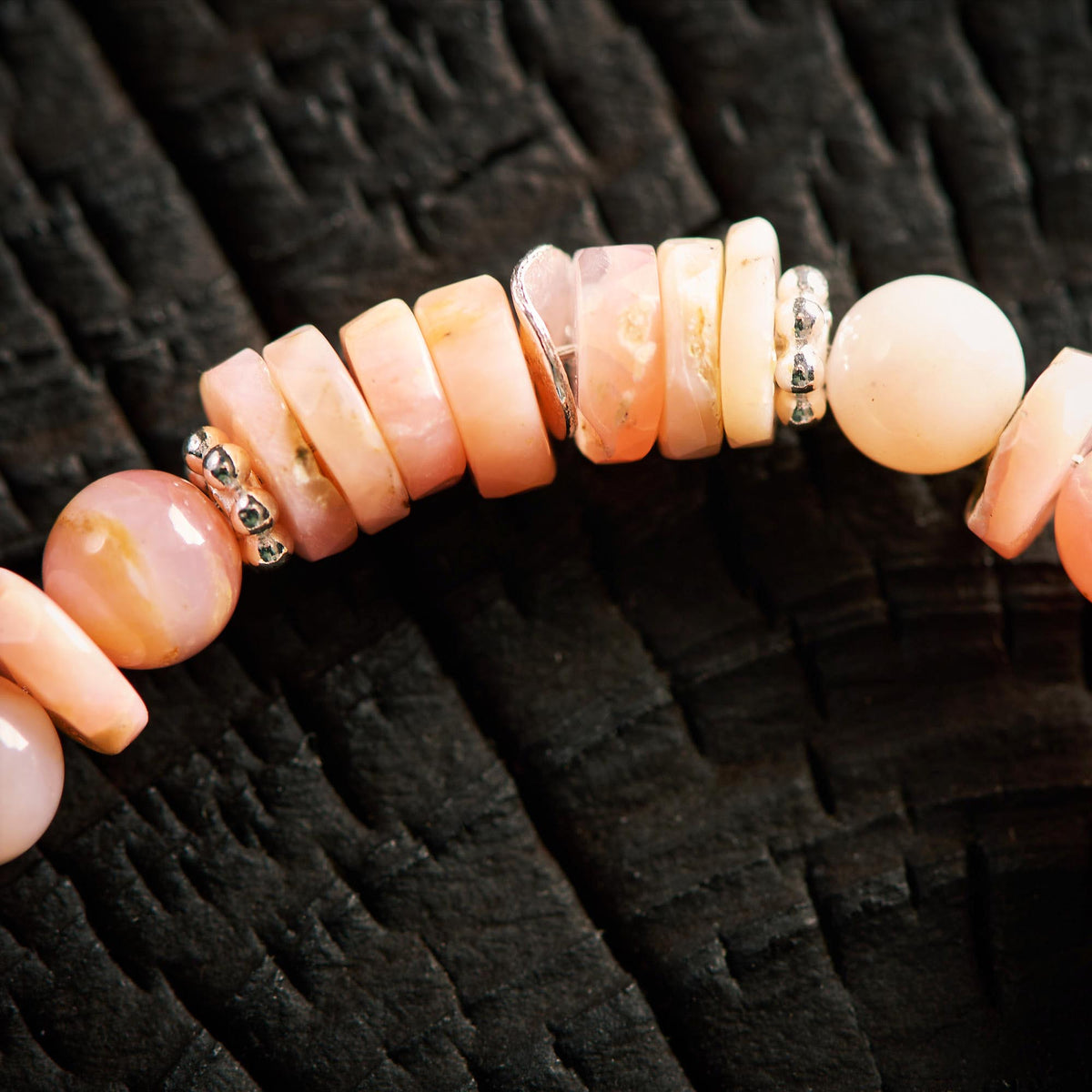 Bracelet en Opale Rose