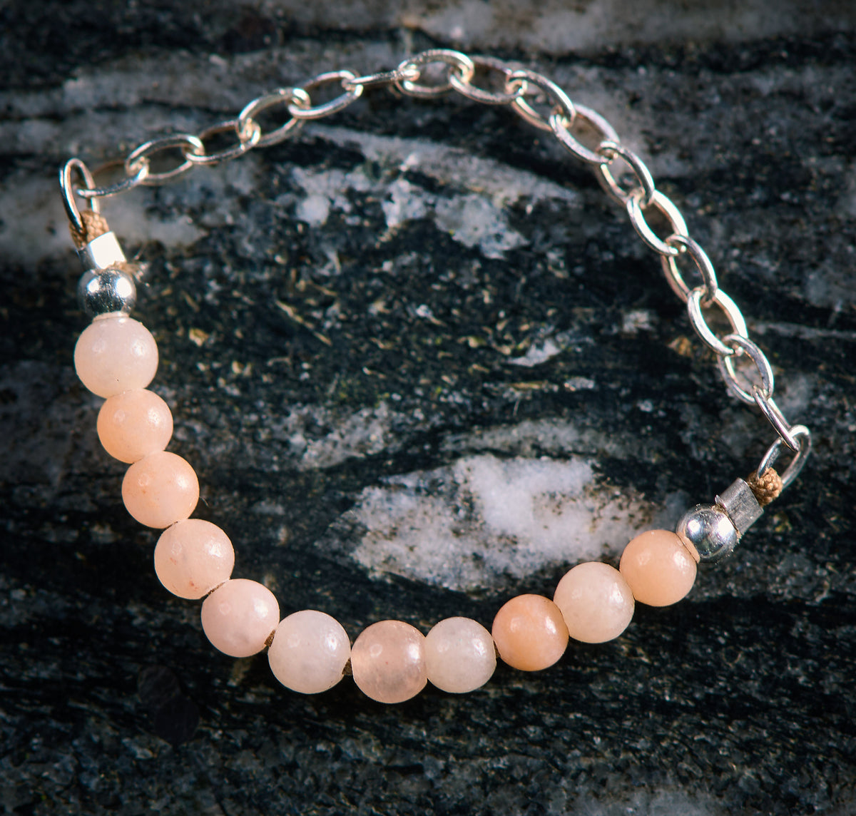 Bague en Opale Rose