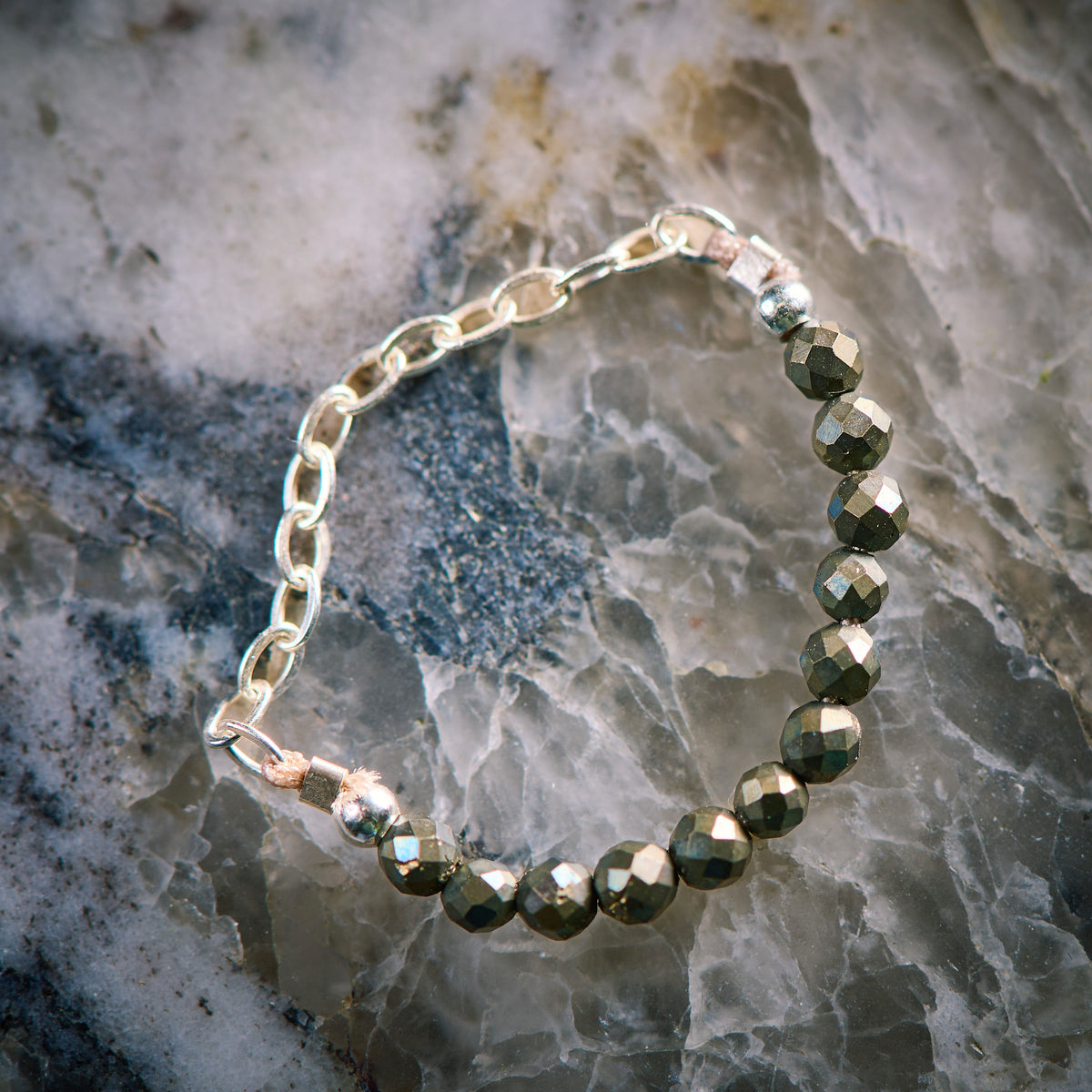 Bague en Pyrite