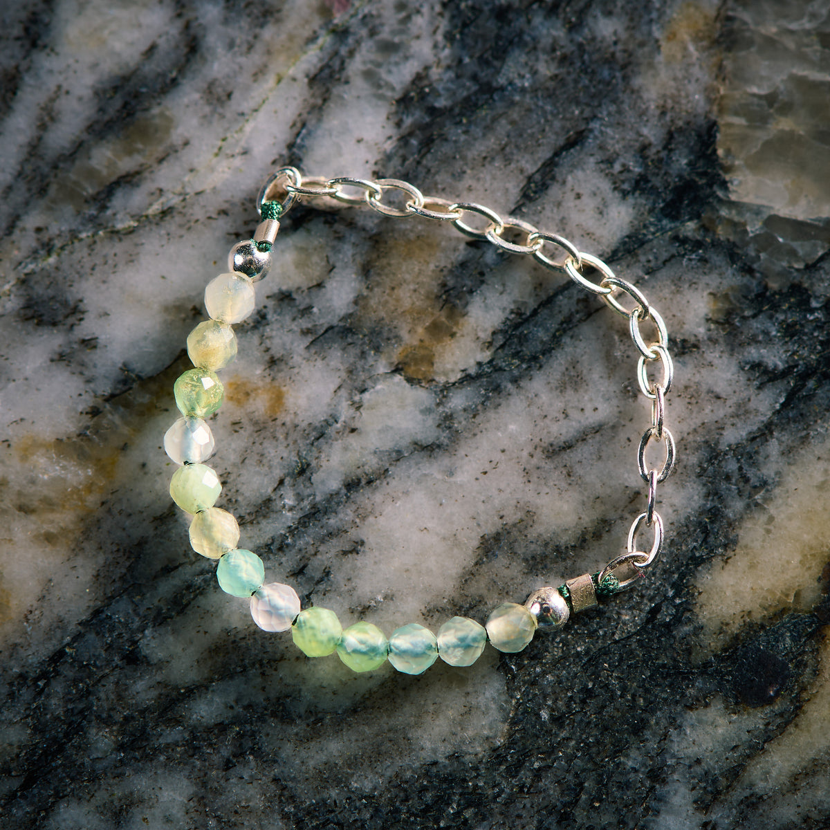 Bague en Chrysoprase