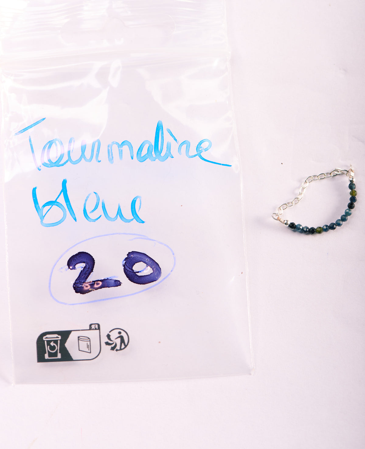 Bagues en Tourmaline Bleue