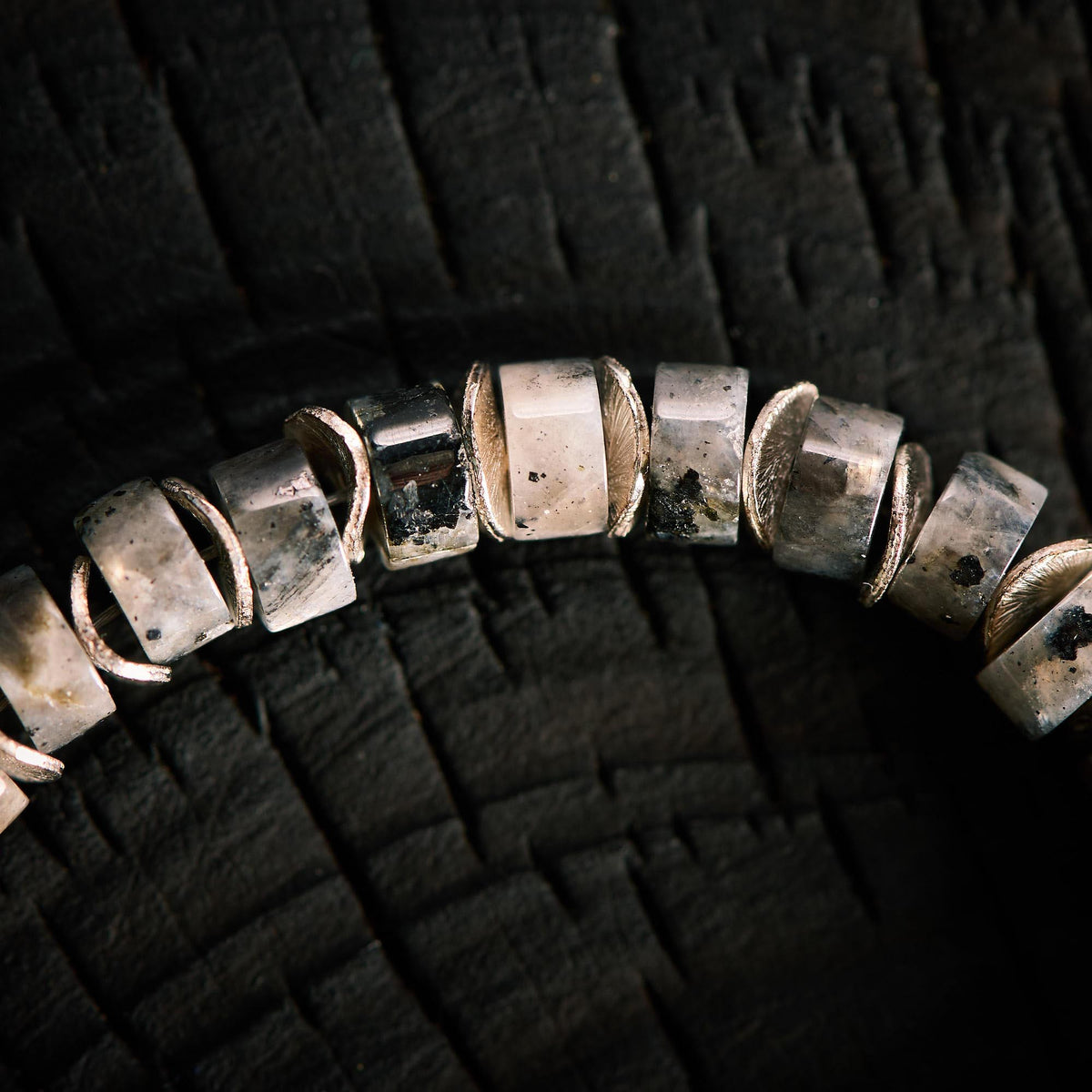 Bracelet en Larvikite