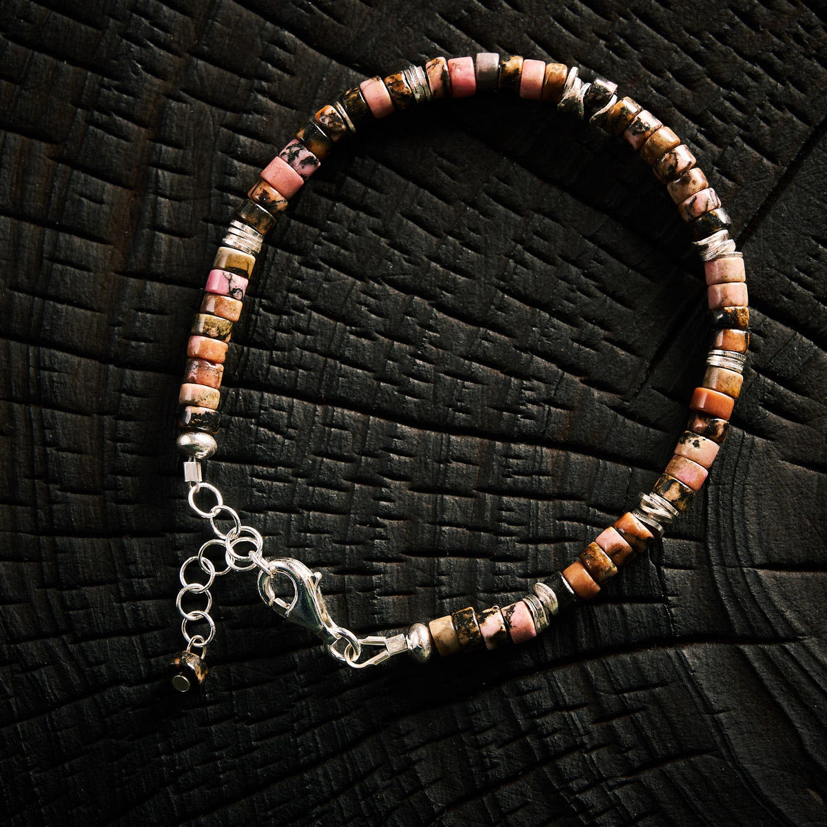 Bracelet en Rhodonite