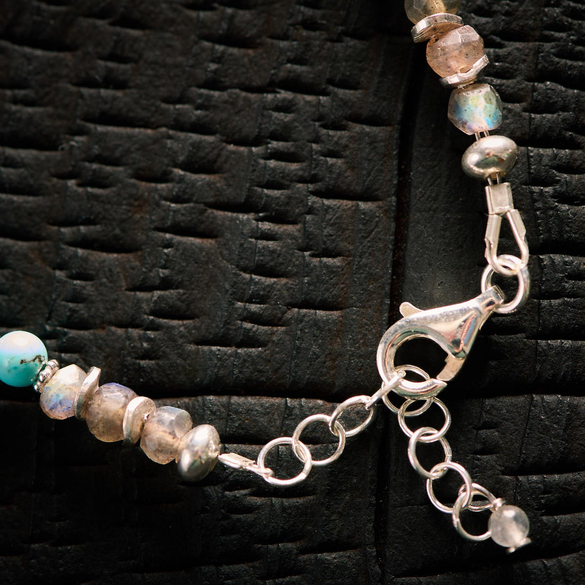 Bracelet en Labradorite et Turquoise