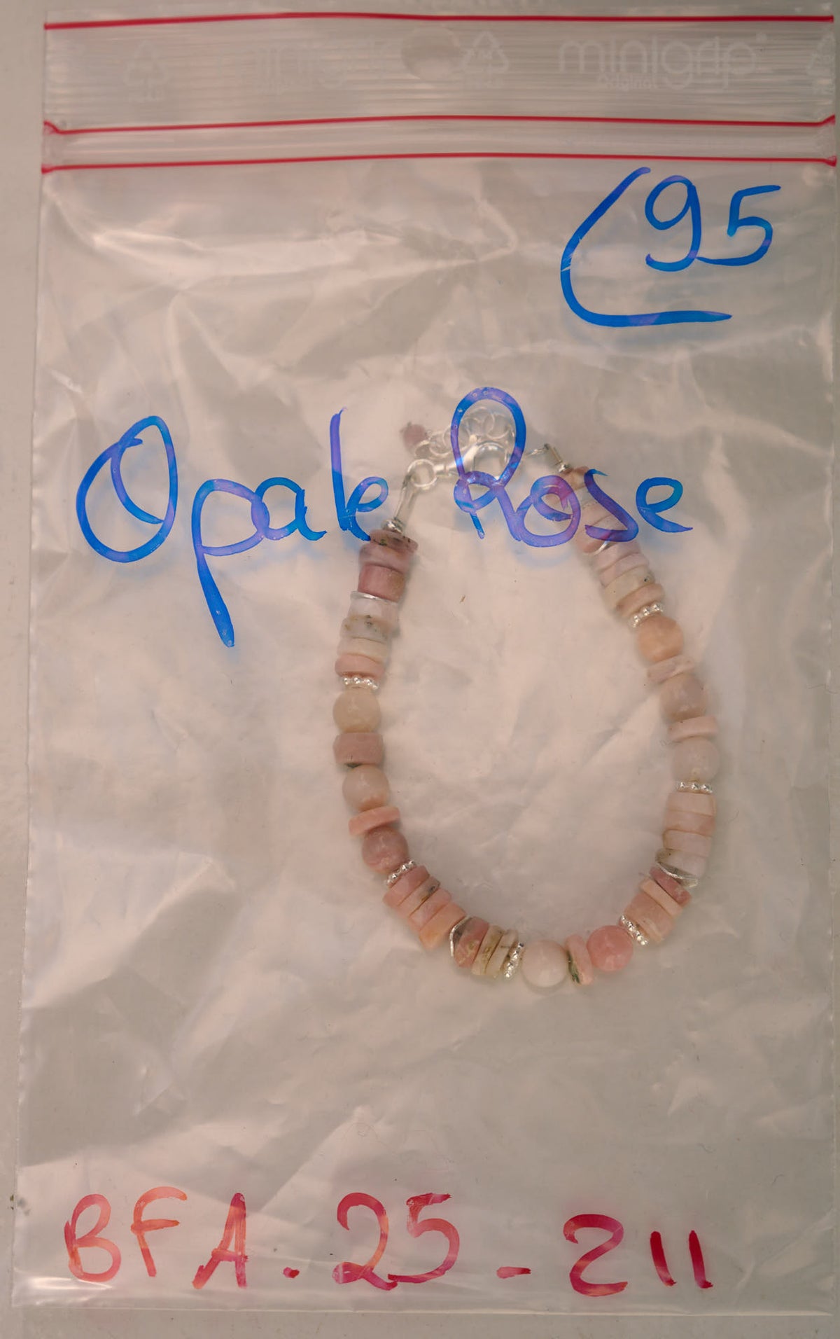 Bracelet en Opale Rose