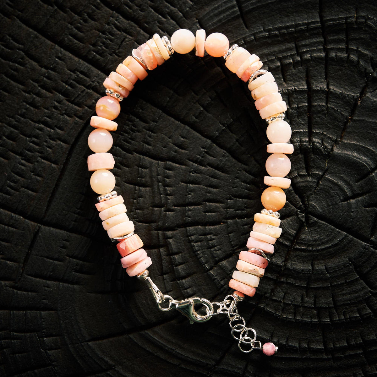 Bracelet en Opale Rose
