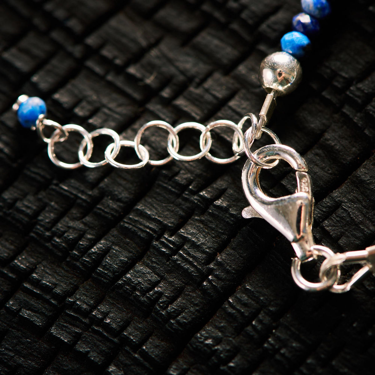 Bracelet en Sodalite et Obsidienne Oeil Céleste