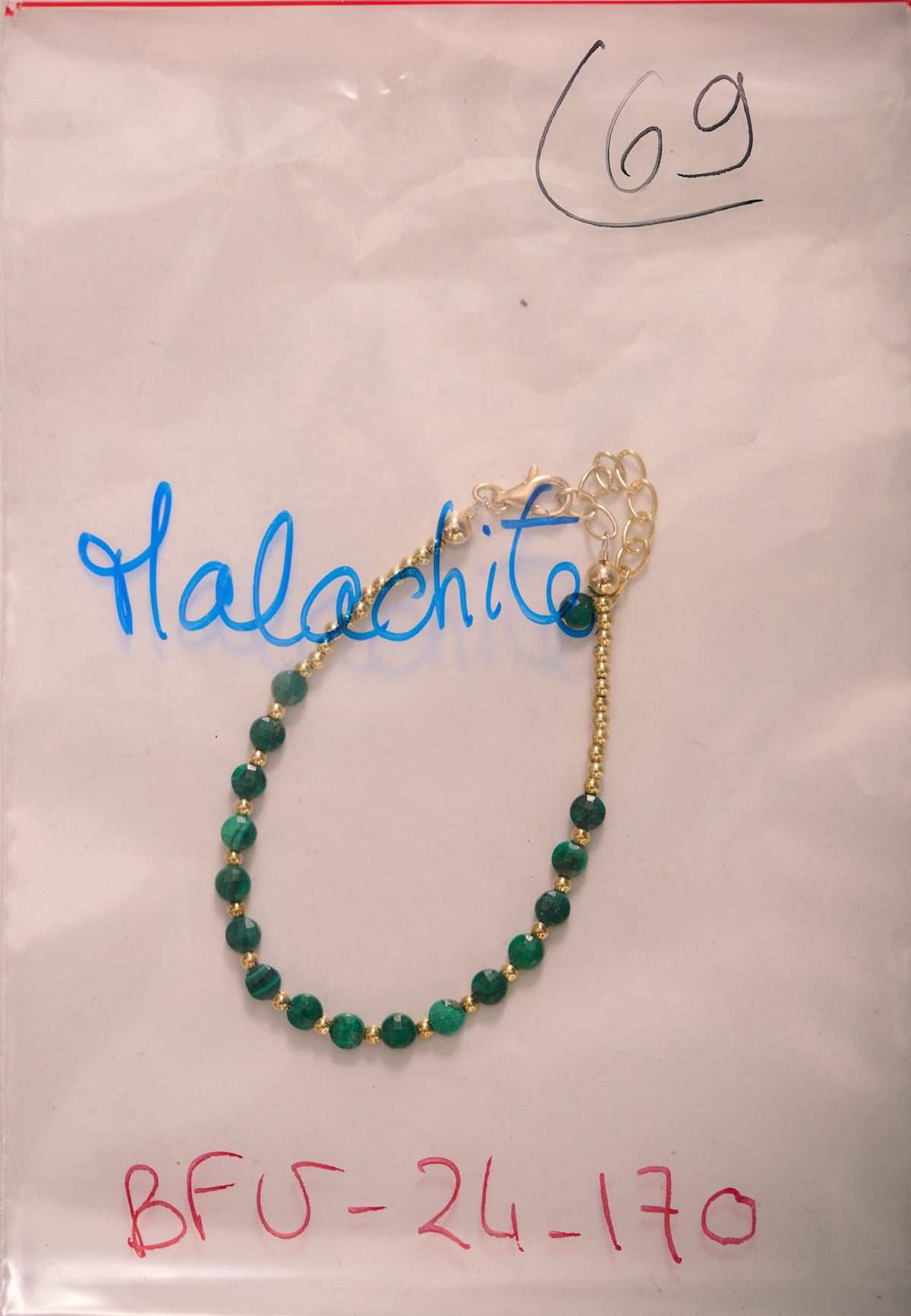 Bracelet en Malachite