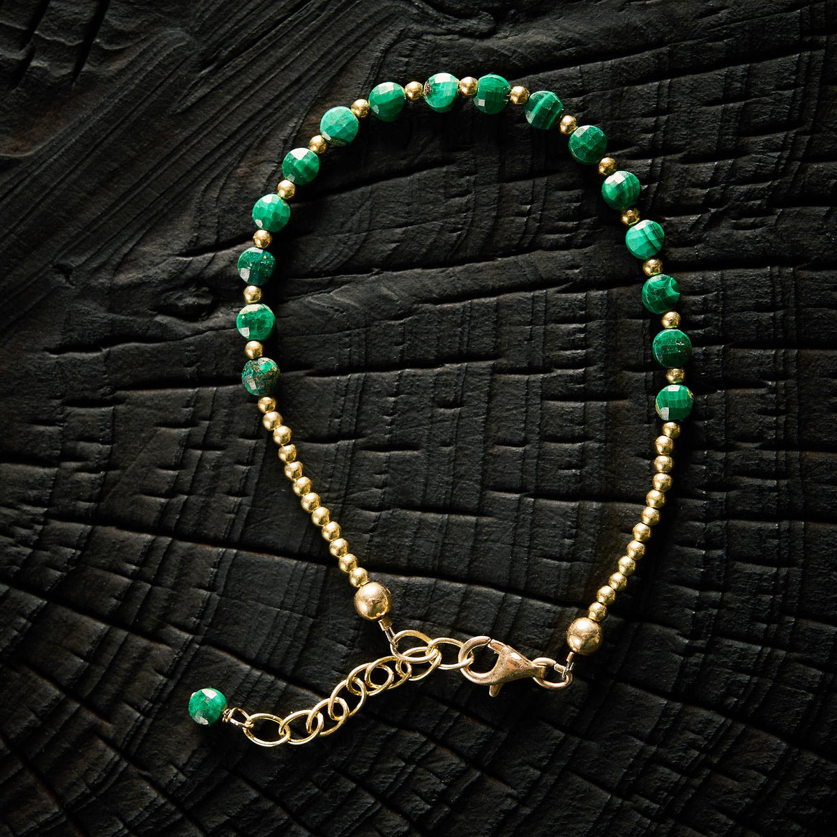 Bracelet en Malachite