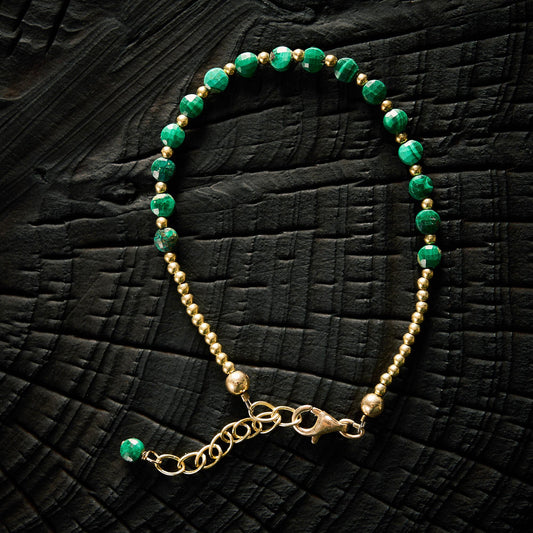 Bracelet en Malachite