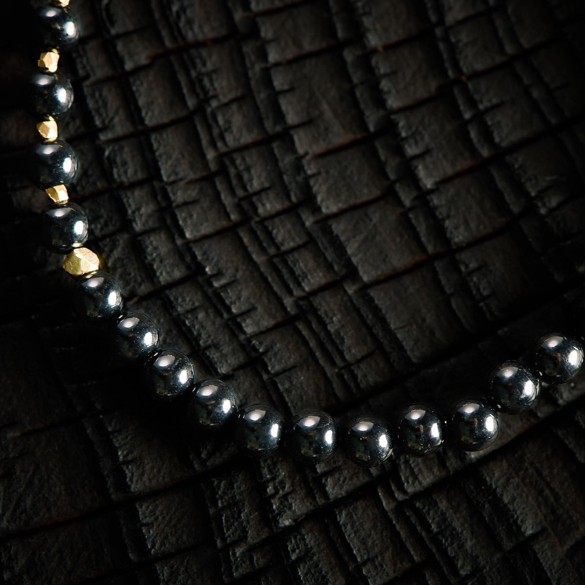 Bracelet en Agate Noire - Onyx