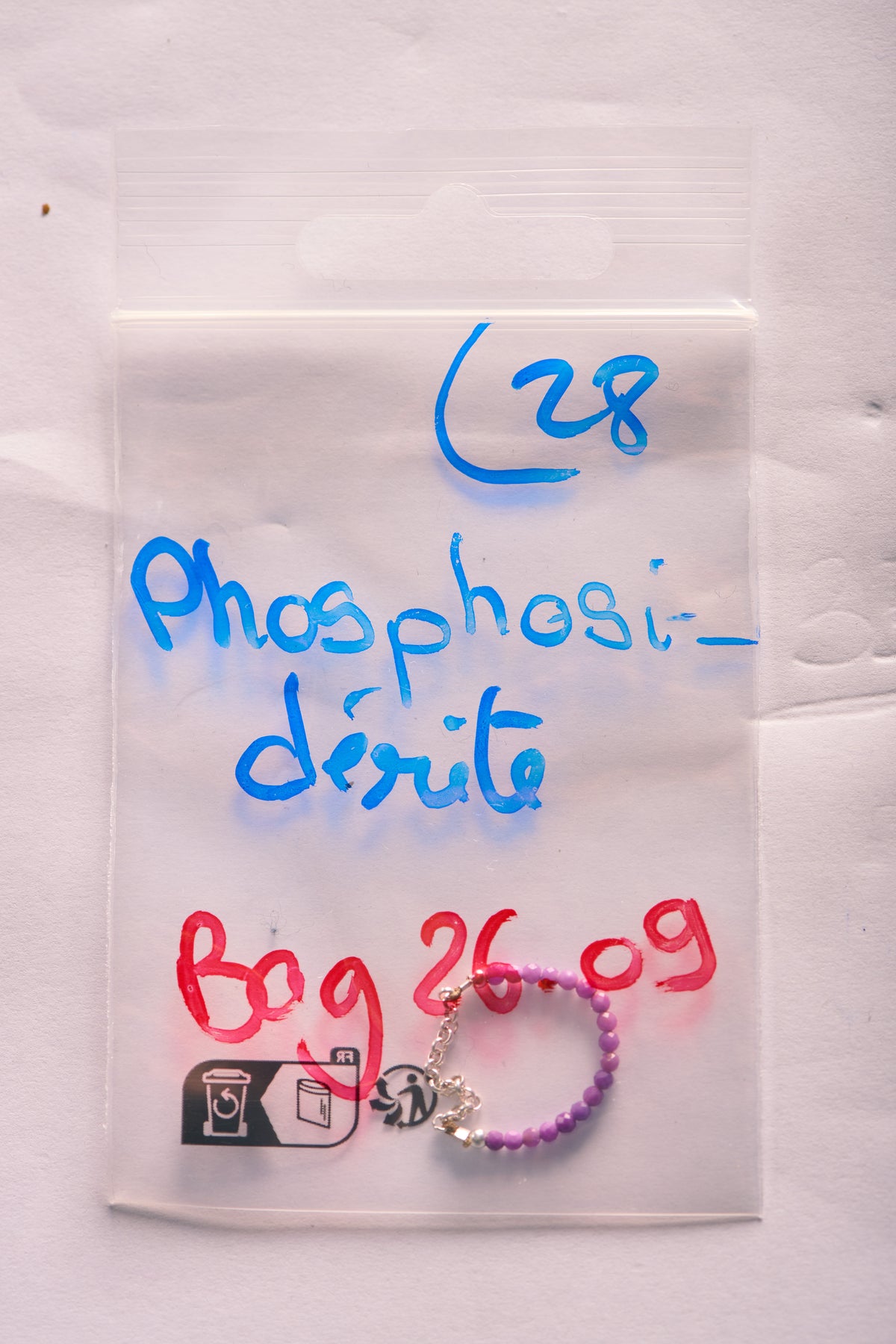 Bagues en Phosphosidérite