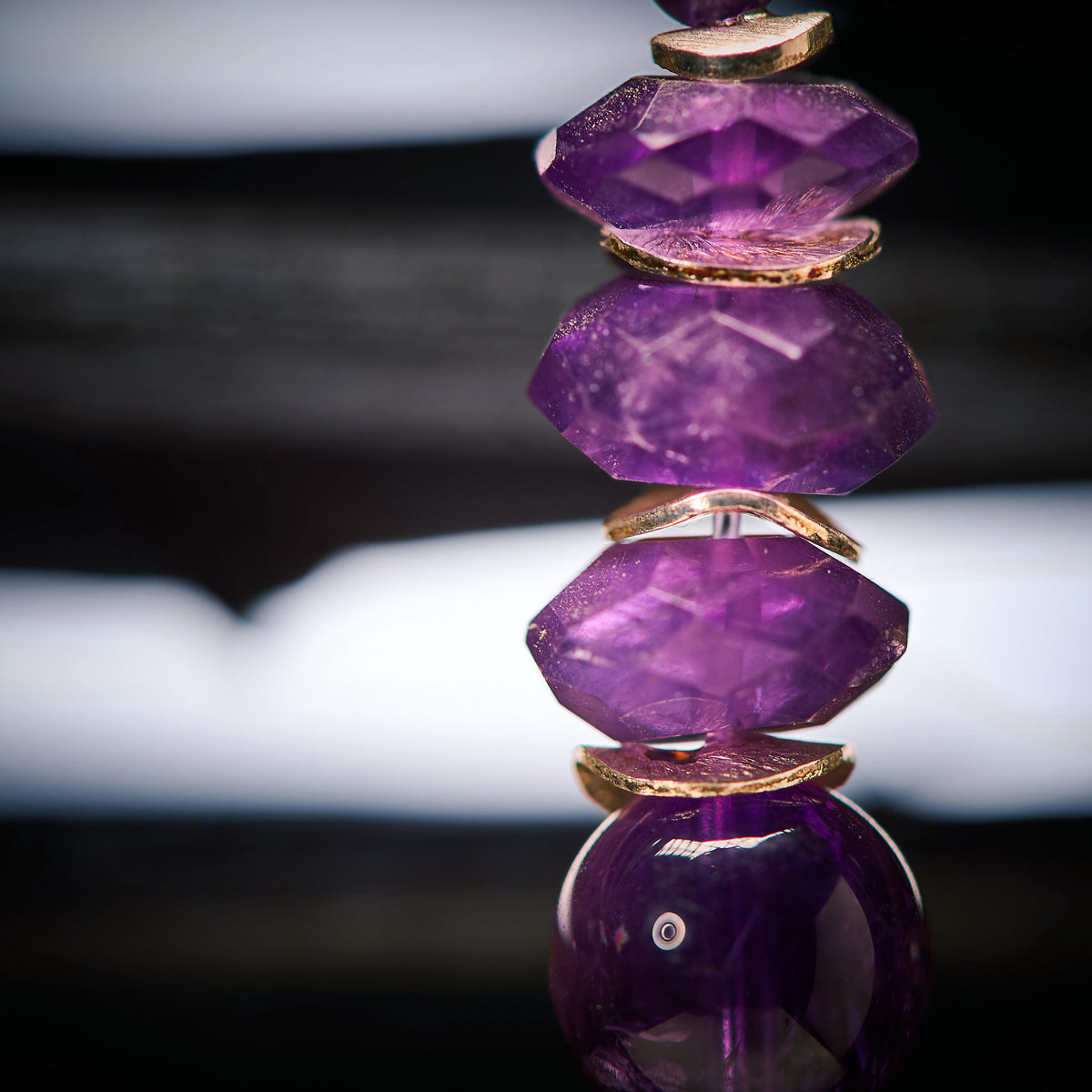 Boucles d'Oreilles en Améthyste