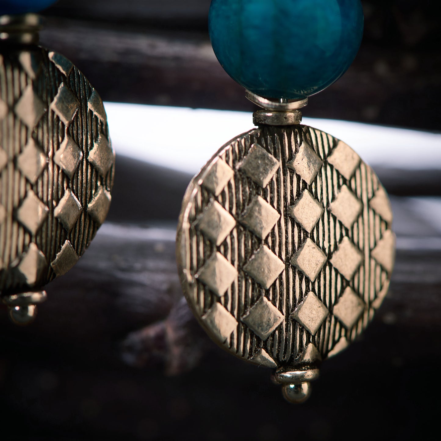 Boucles d'Oreilles en Apatite