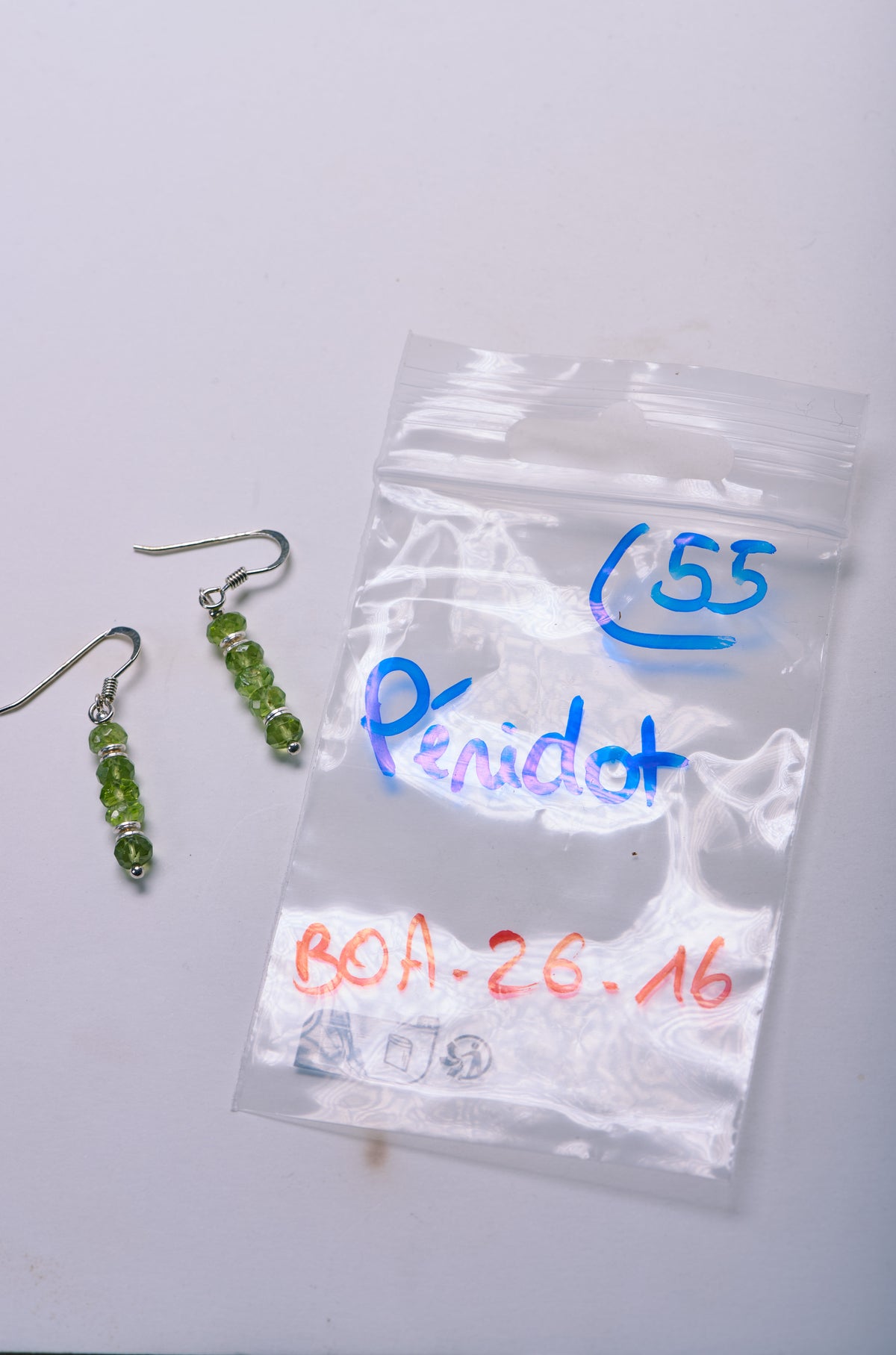 Boucles d'Oreilles en Péridot