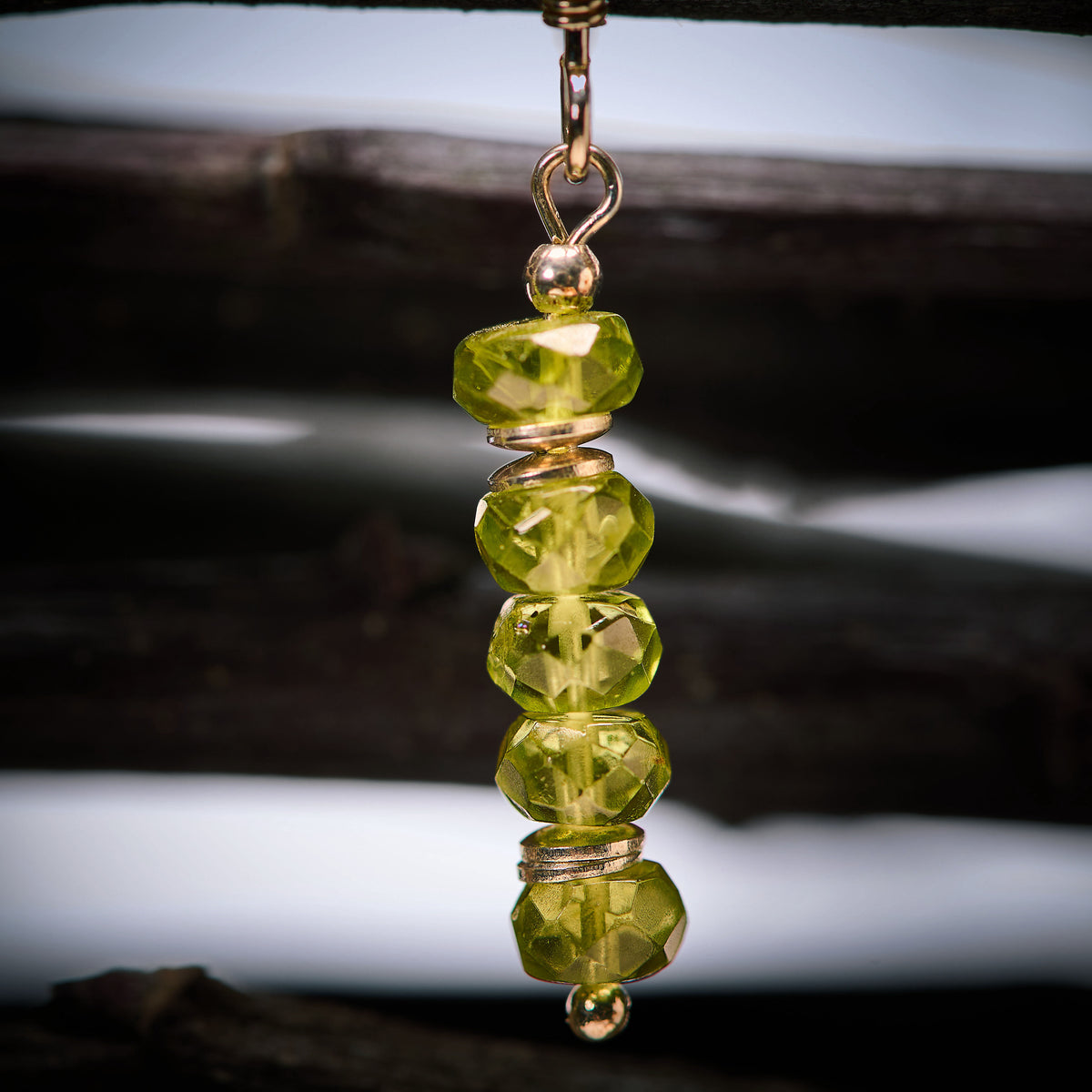 Boucles d'Oreilles en Péridot - Olivine
