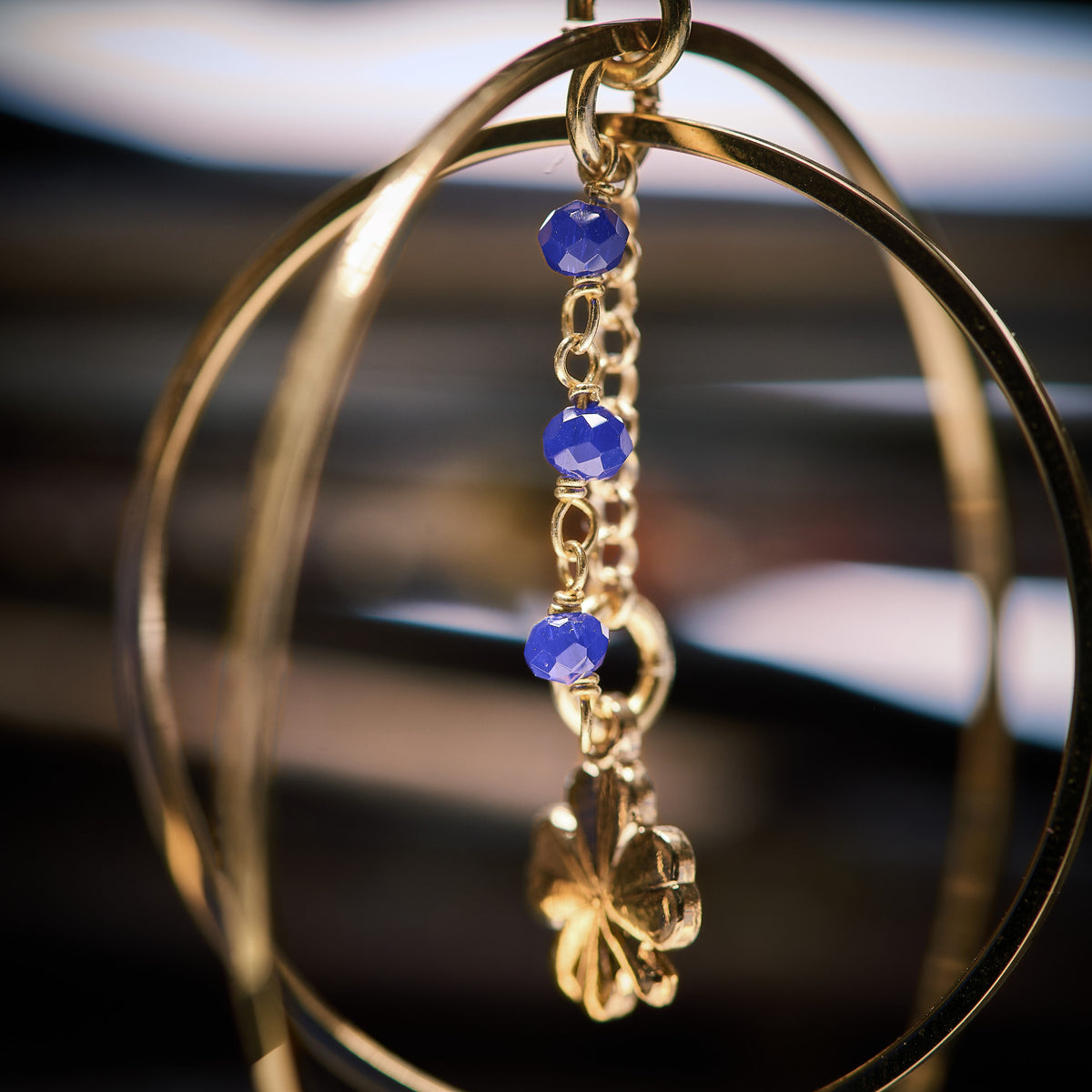 Boucles d'Oreilles en Lapis Lazuli