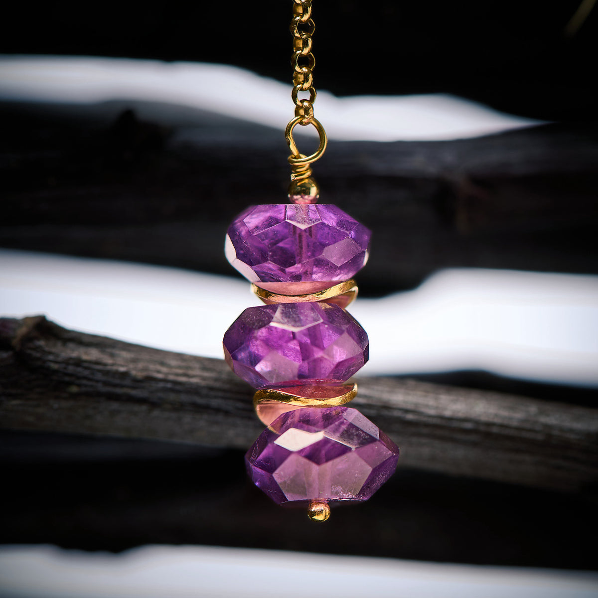 Boucles d'Oreilles en Améthyste