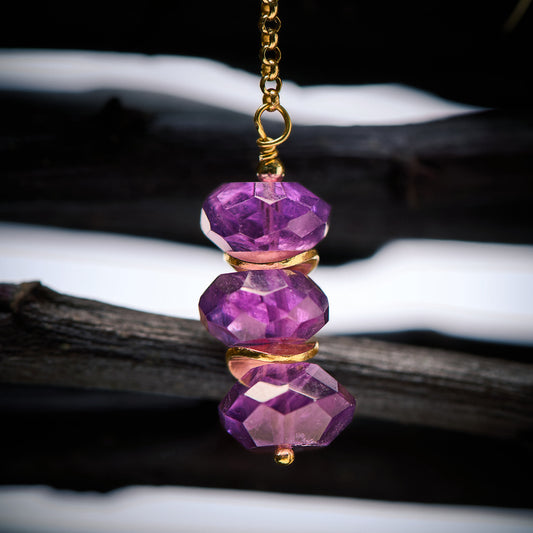Boucles d'Oreilles en Améthyste