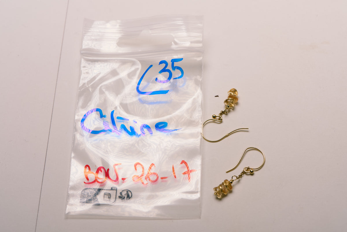 Boucles d'Oreilles en Citrine