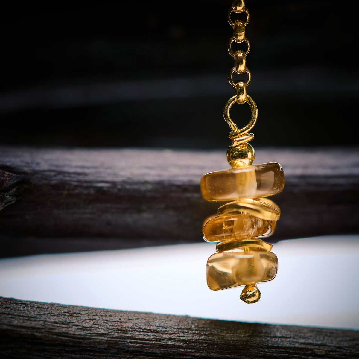 Boucles d'Oreilles en Citrine