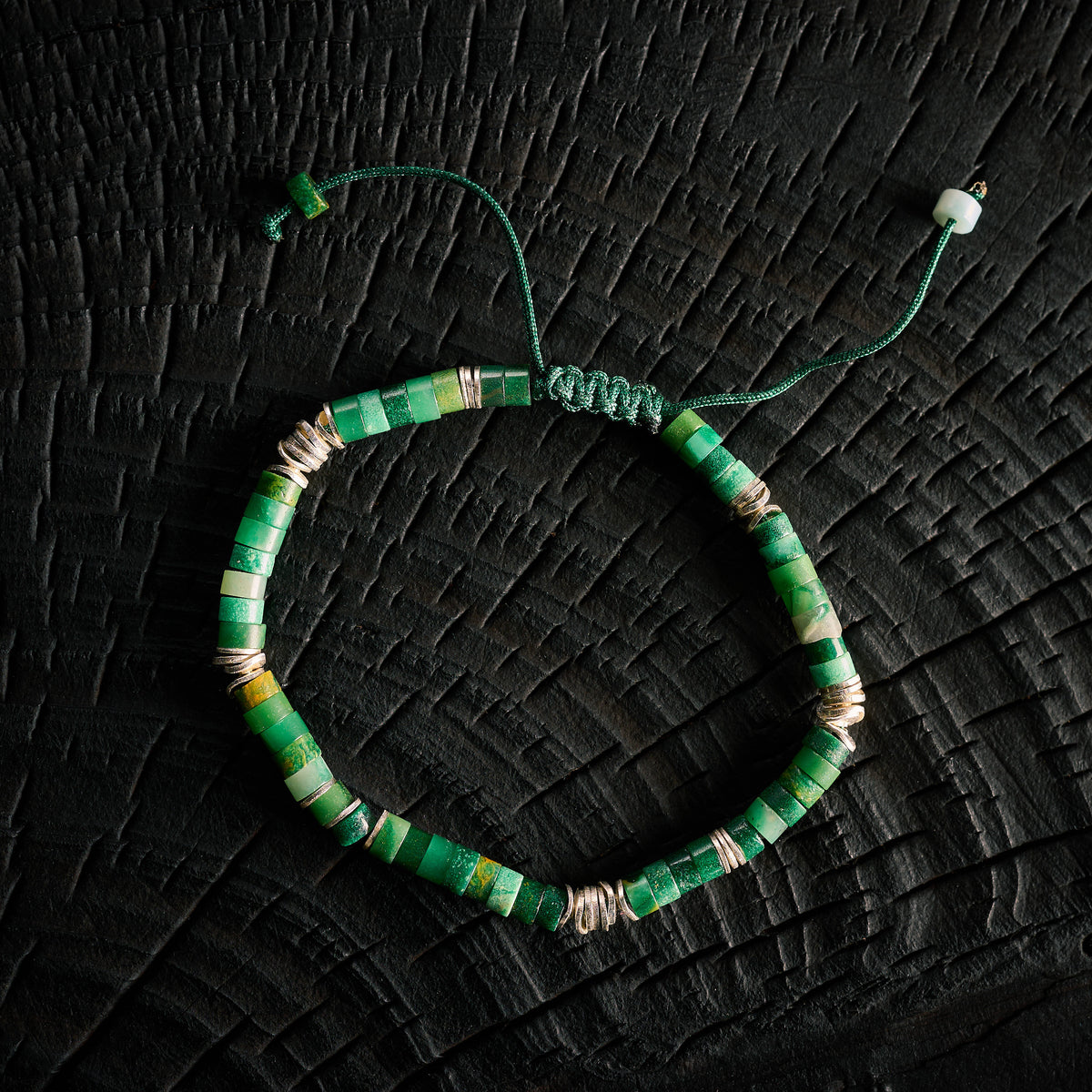Bracelet shambala en Agate Mousse