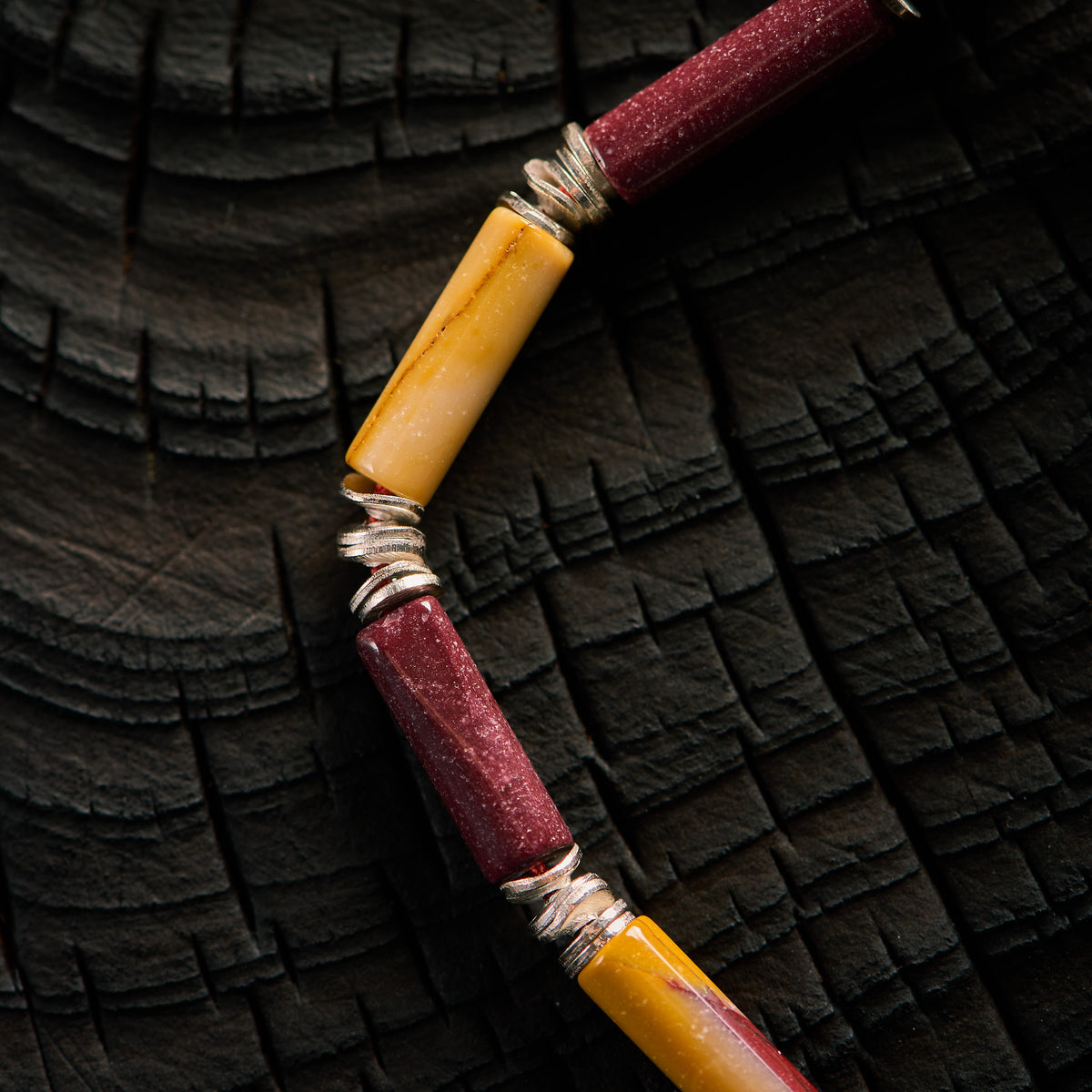 Bracelet shambala en Jaspe Mokaïte