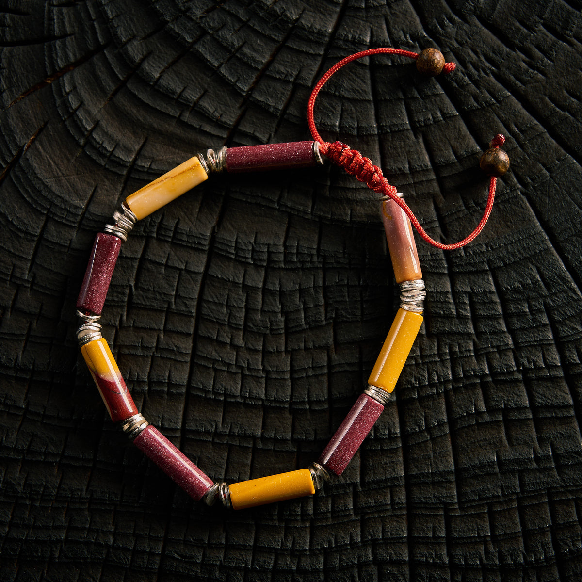Bracelet shambala en Jaspe Mokaïte