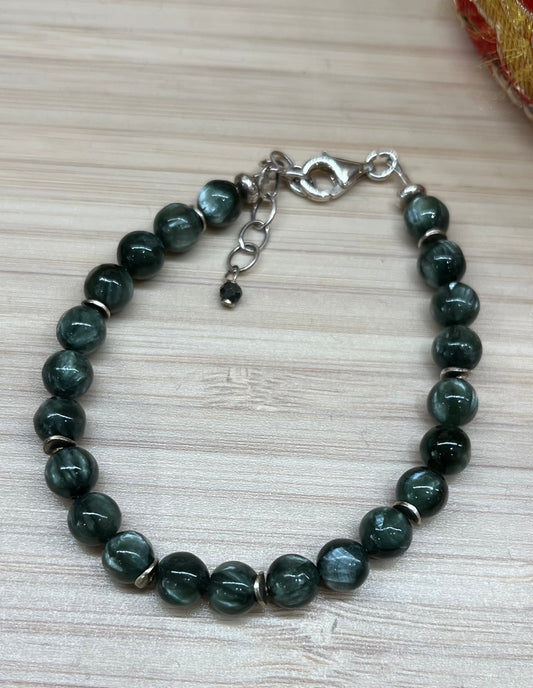 Bracelet en Séraphinite