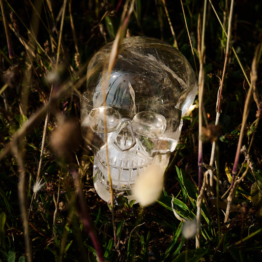 Crâne - Tête de mort en Cristal de Roche